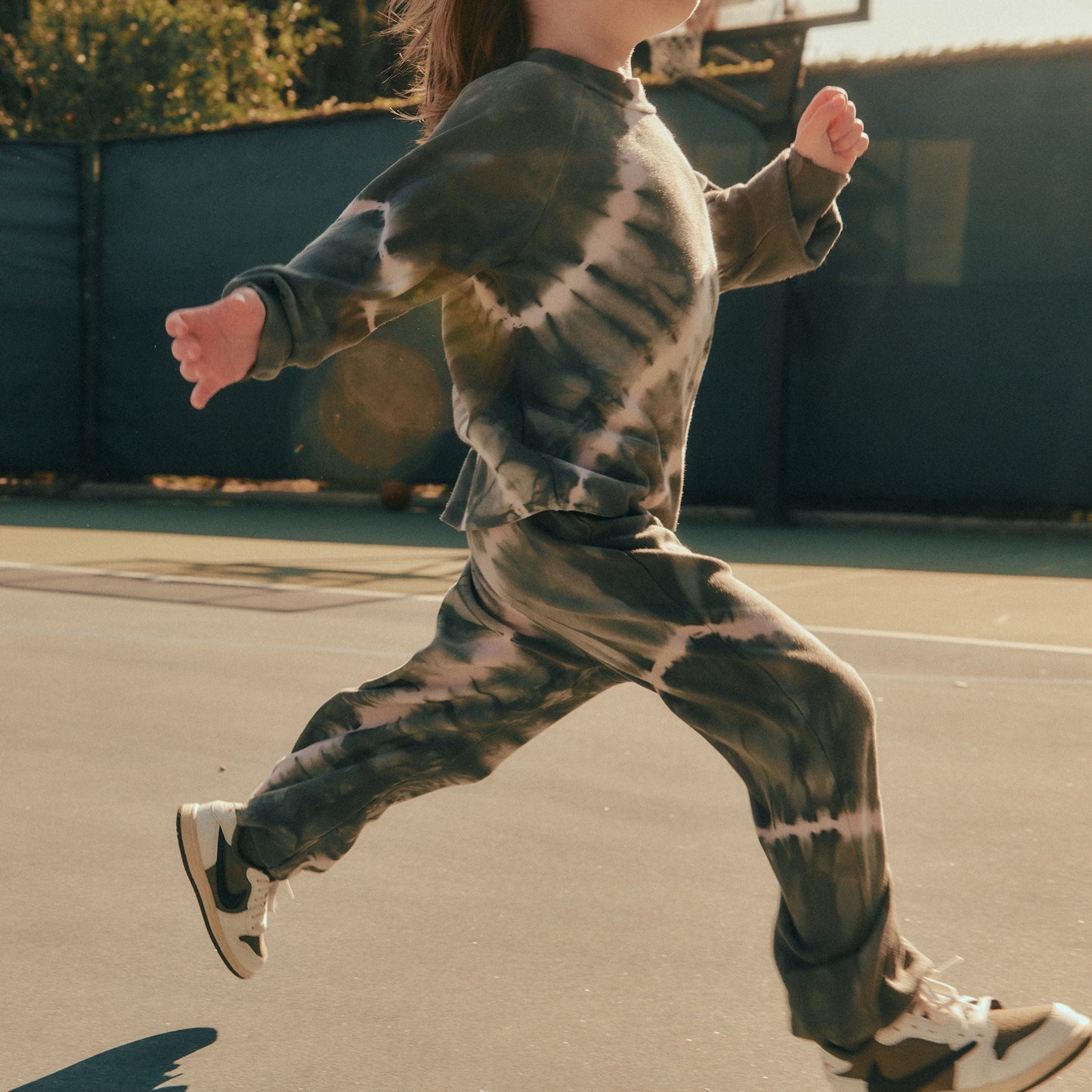Pin Tuck Sweatpant, Grassland