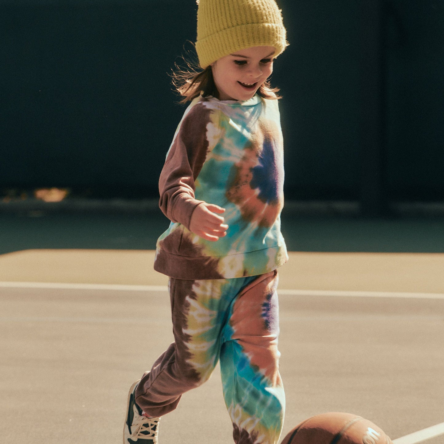 Pin Tuck Sweatpant, Evil Eye