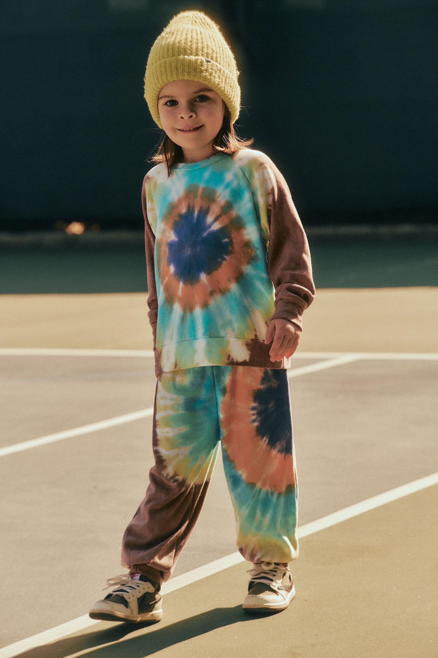 Pin Tuck Sweatpant, Evil Eye