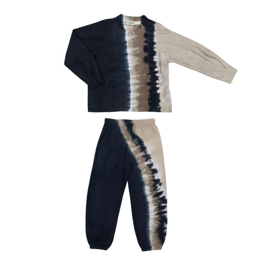 SET Olive Pin Tuck Sweatshirt & Gym Sweats