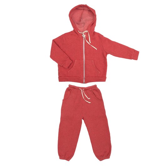 SET Ash Coral Skater Hoodie & Pocket Sweats