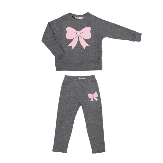 SET Bow Mellow Raglan & Gym Sweats