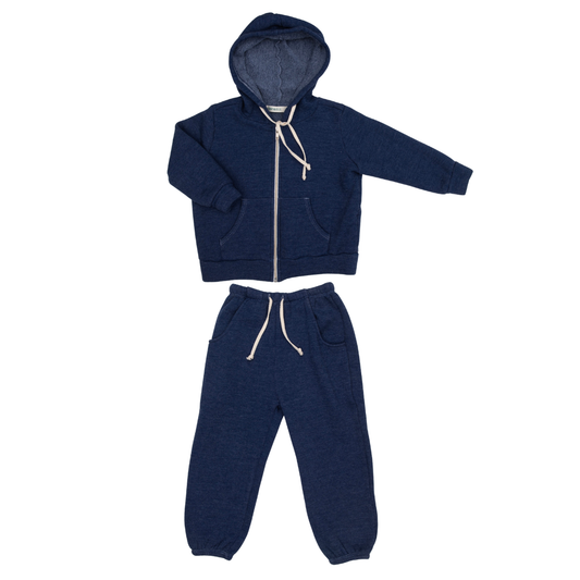 SET Ash Blue Skater Hoodie     &Pocket Sweats