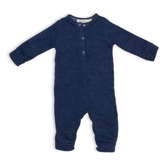 Clutch Onesie, Ash Blue