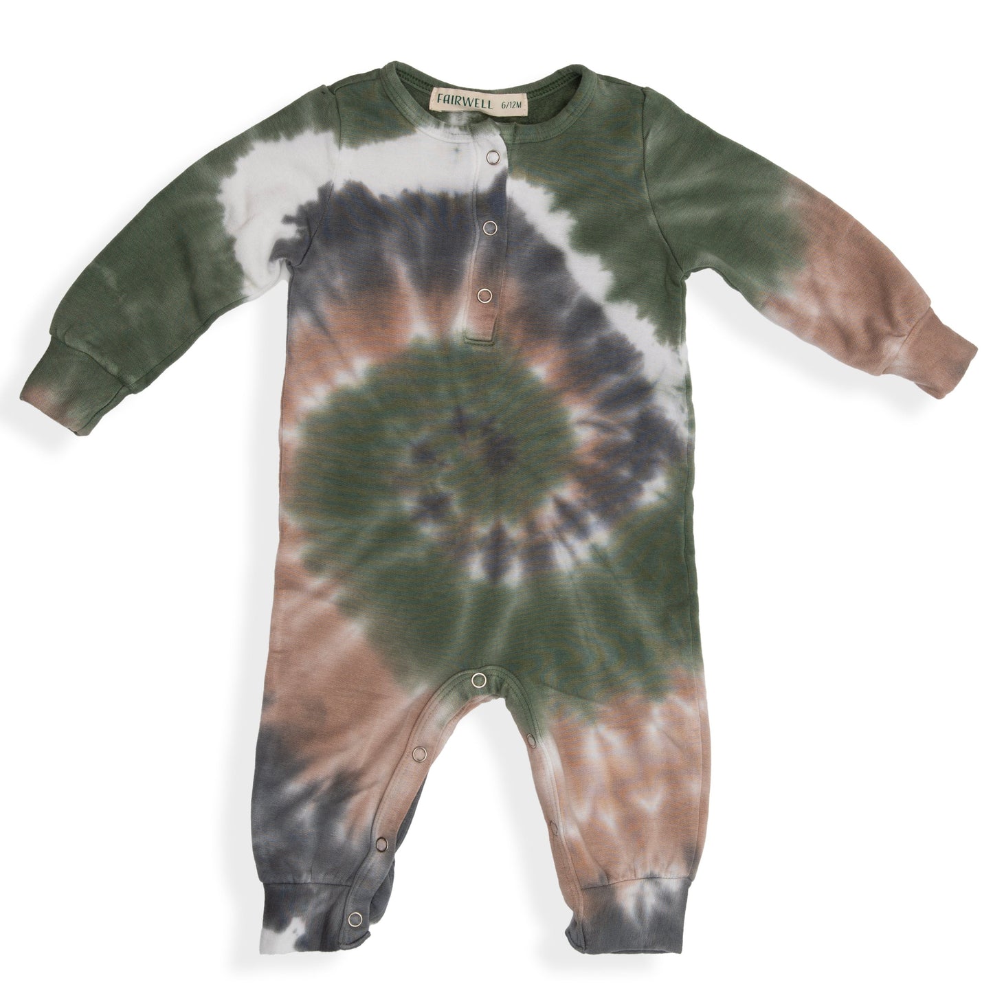 Clutch Onesie, in Camo Spiral