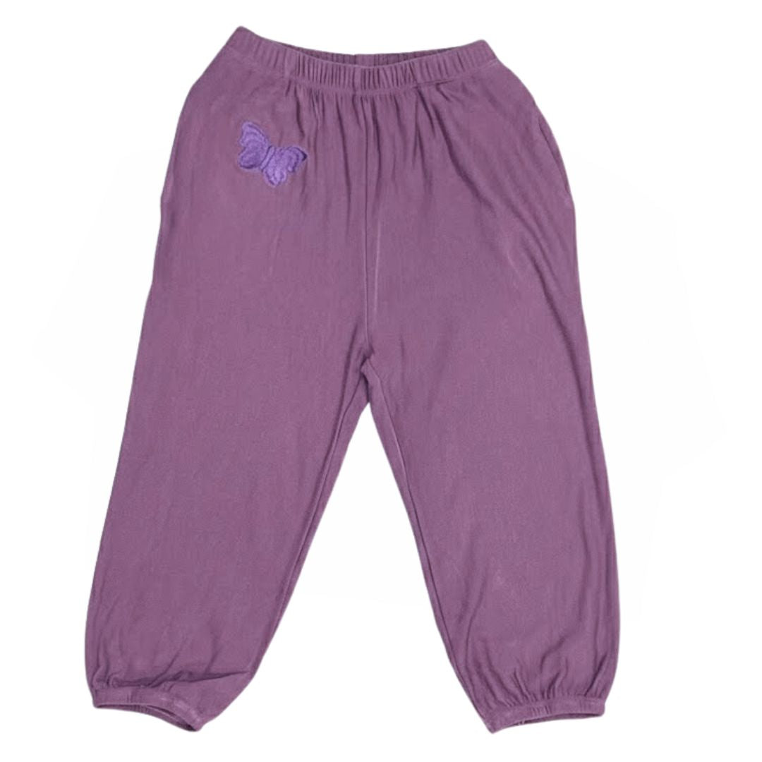 Gym Sweats, Dusty Lavender Butterfly