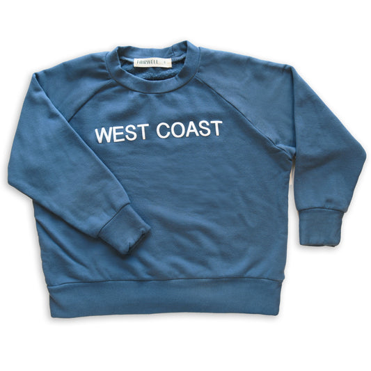 Mellow Raglan, in Navy "West Coast"